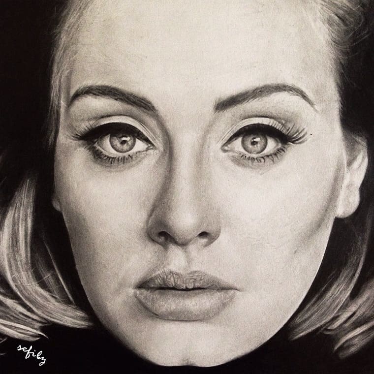 ADELE portrait.