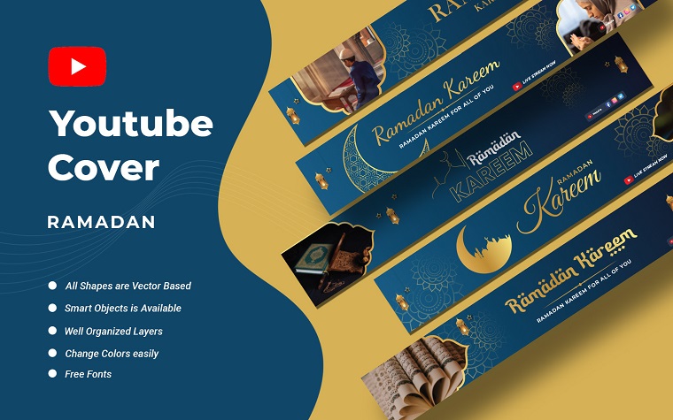 Creative Ramadan Youtube Cover.