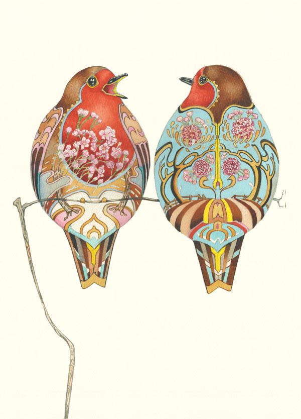 TWO ROBINS.