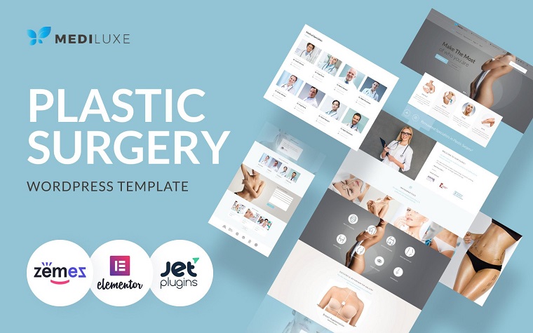 MediLuxe - Plastic Surgery WordPress Theme.