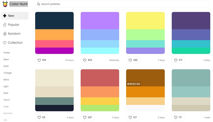 Color Hunt Scheme