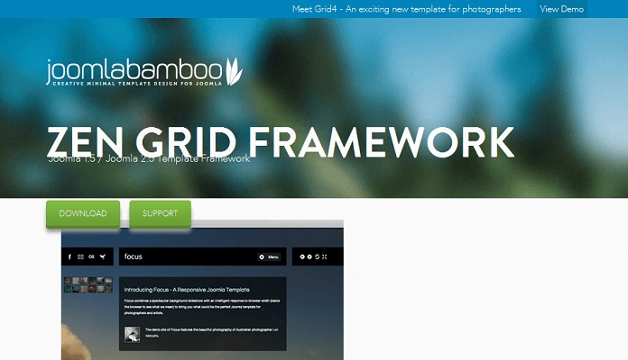 Joomla's Zen Grid framework