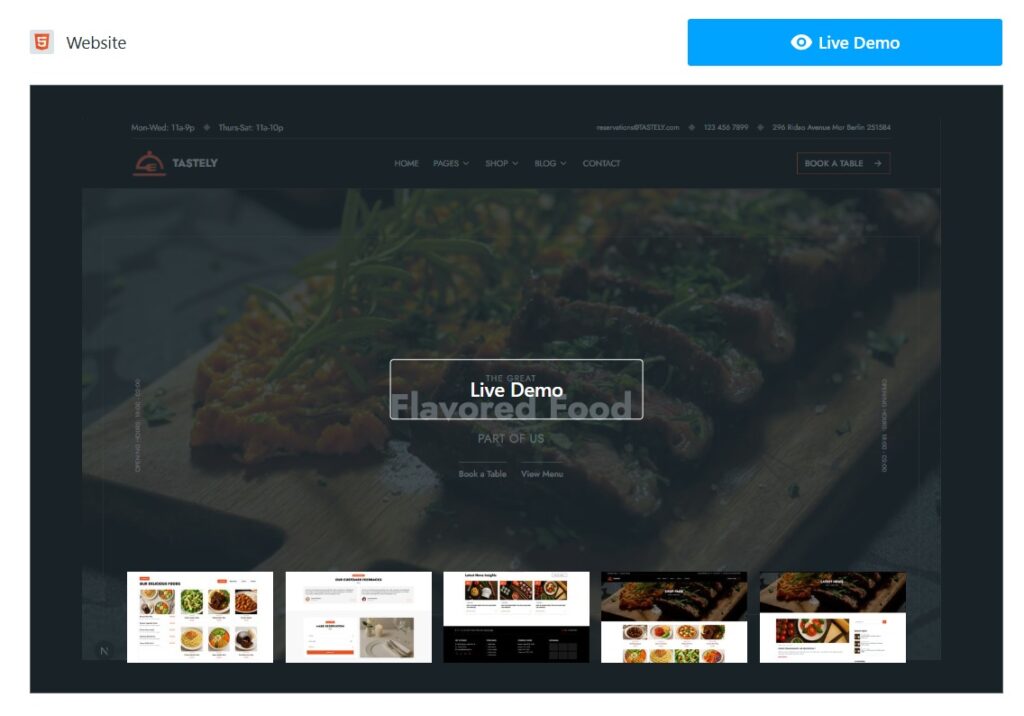 product presentation example